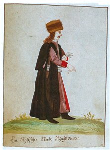 Costume of a Saxon town schoolmaster