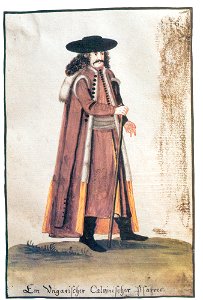 Costume of a Hungarian Calvinist priest