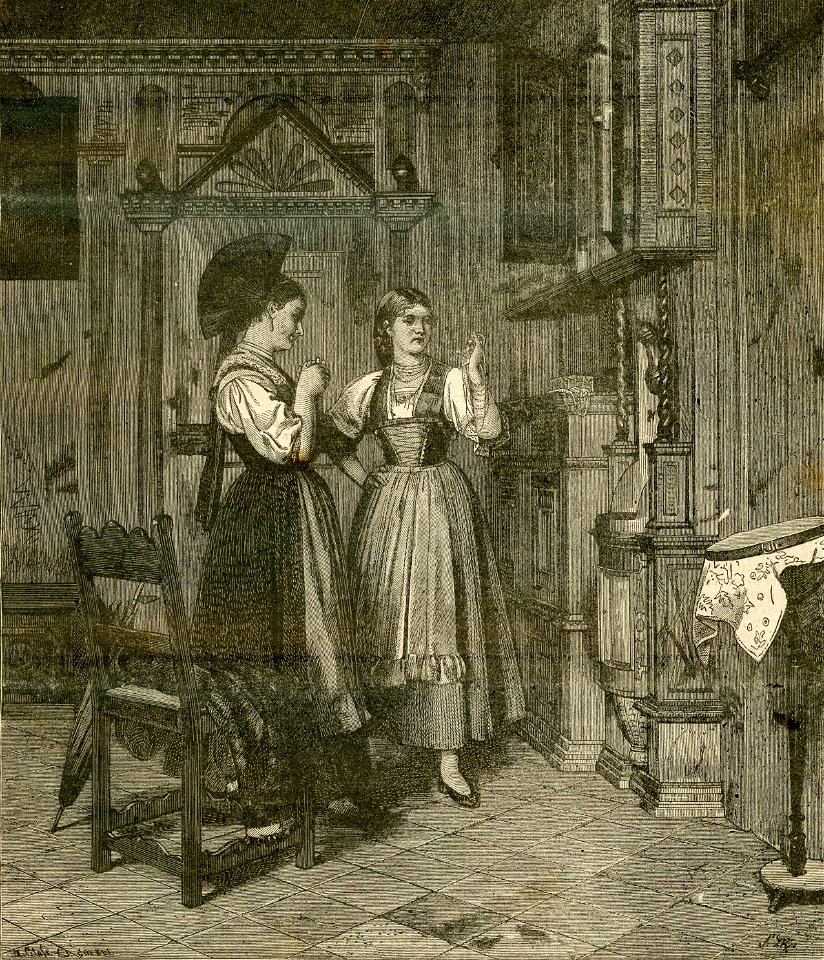 Costumi della Svizzera donne di Appenzell