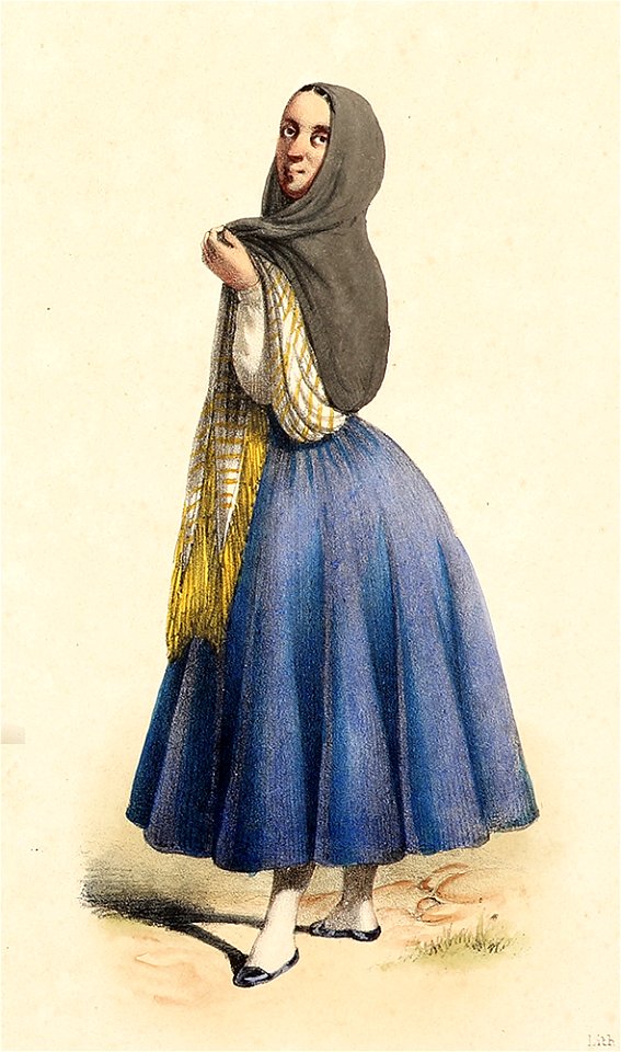 Costumes des Dames de Lima. (Perou.) (cropped 2)