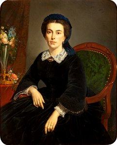 Pierre Auguste Cot - Portrait de Madame Gervais (1863)