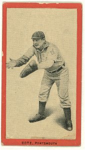 Cote, Portsmouth Team, baseball card portrait LCCN2007683837