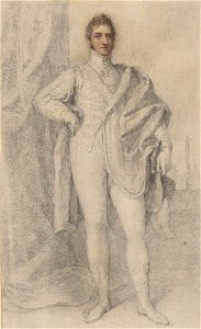 Cosway - 5th Duke of Marlborough, with Blenheim in the Distance