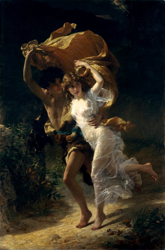 1880 Pierre Auguste Cot - The Storm