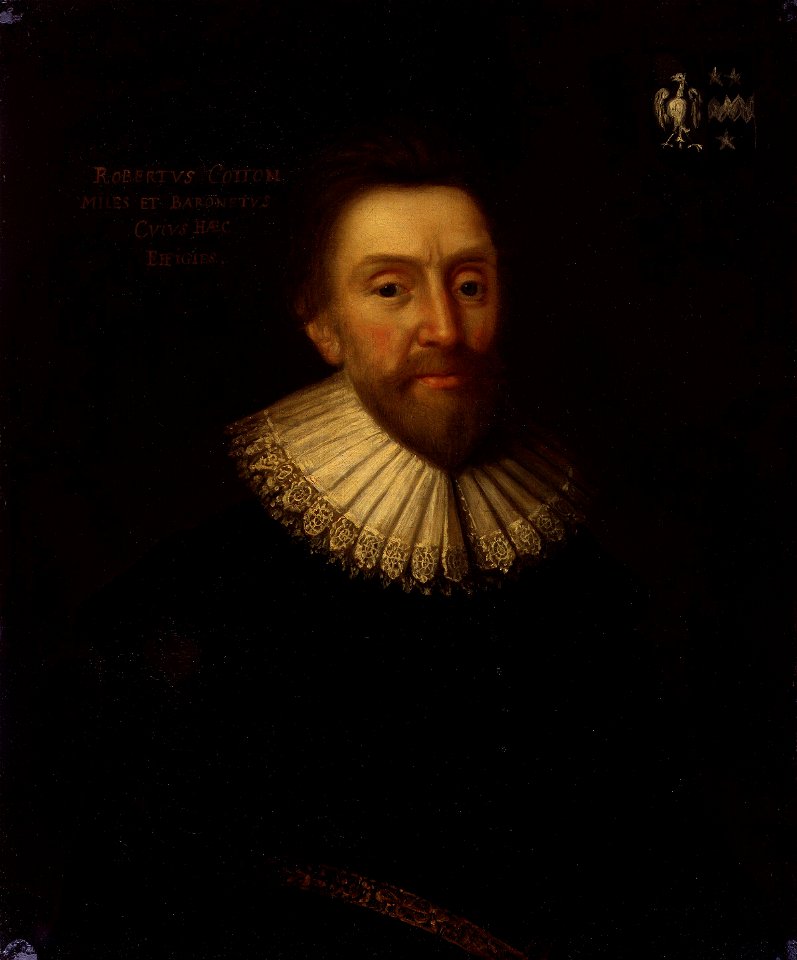Sir Robert Bruce Cotton, 1st Bt by Cornelius Johnson