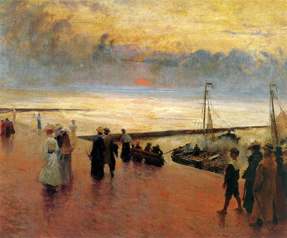 Coucher de soleil (par Evariste Carpentier)