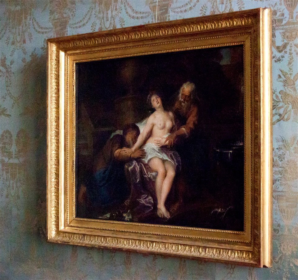 Coypel - Susanna and the Elders, Blaues Kabinett (27), Kurfürstenzimmer, Münchner Residenz, 2017-09-13