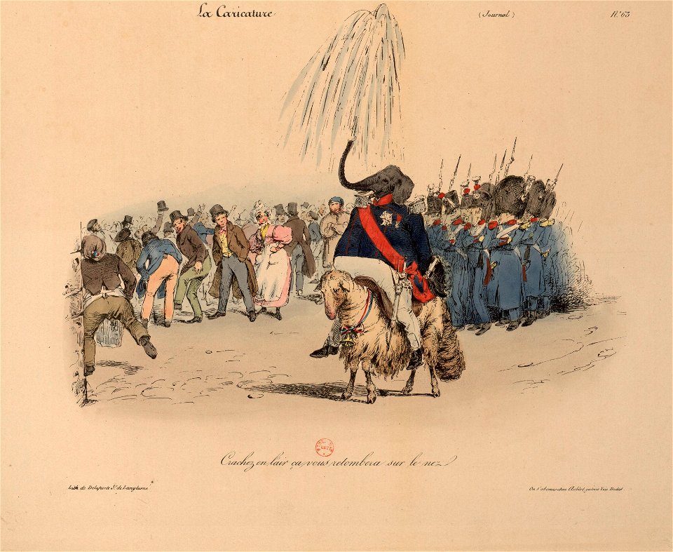 Crachez en l'air, ça vous retombera sur le nez (cropped)