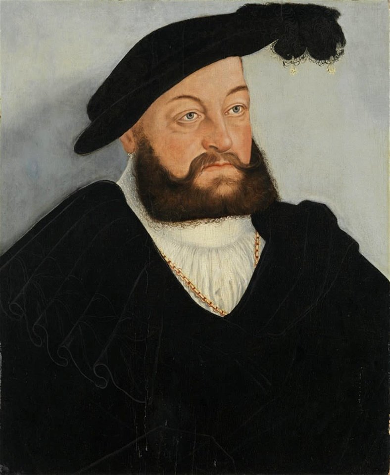 Lucas Cranach d. J. - Bildnis Herzog Johanns von Sachsen - 13177 - Bavarian State Painting Collections