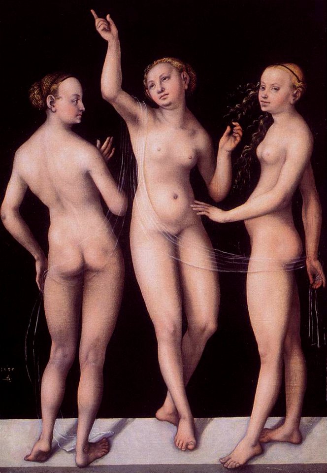 Lucas Cranach d. Ä. - The Three Graces - WGA05632