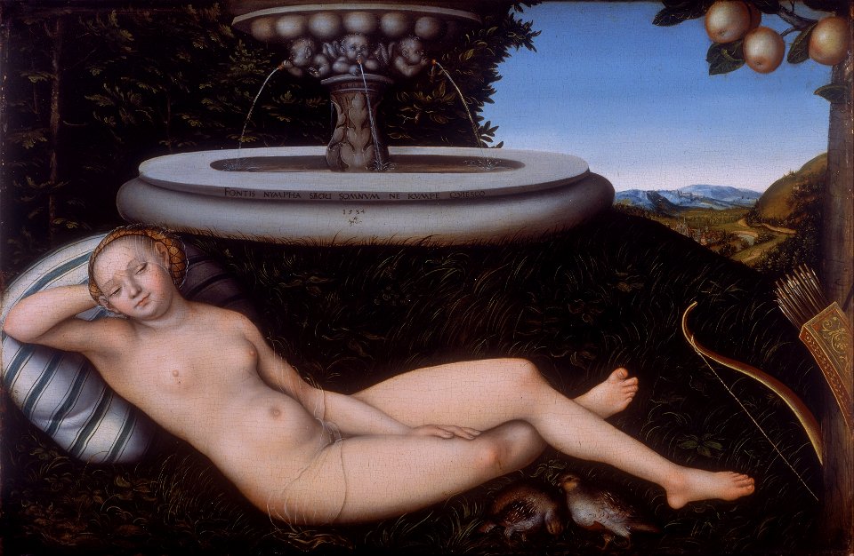 Lucas Cranach the Elder - The Nymph of the Fountain - Google Art Project