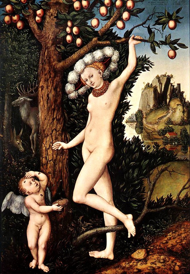 Cranach, Cupid Complaining to Venus