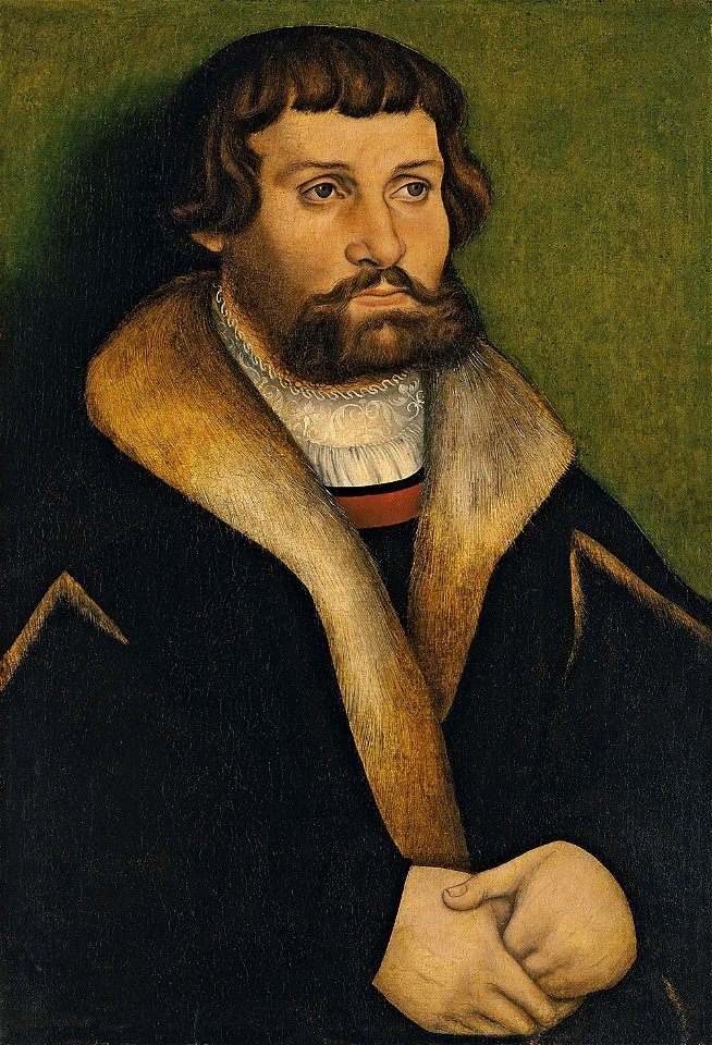 Hans Cranach - Porträt eines bärtigen Mannes