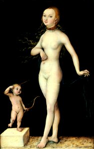 Venus and Cupid by Lucas Cranach the Elder, c. 1525