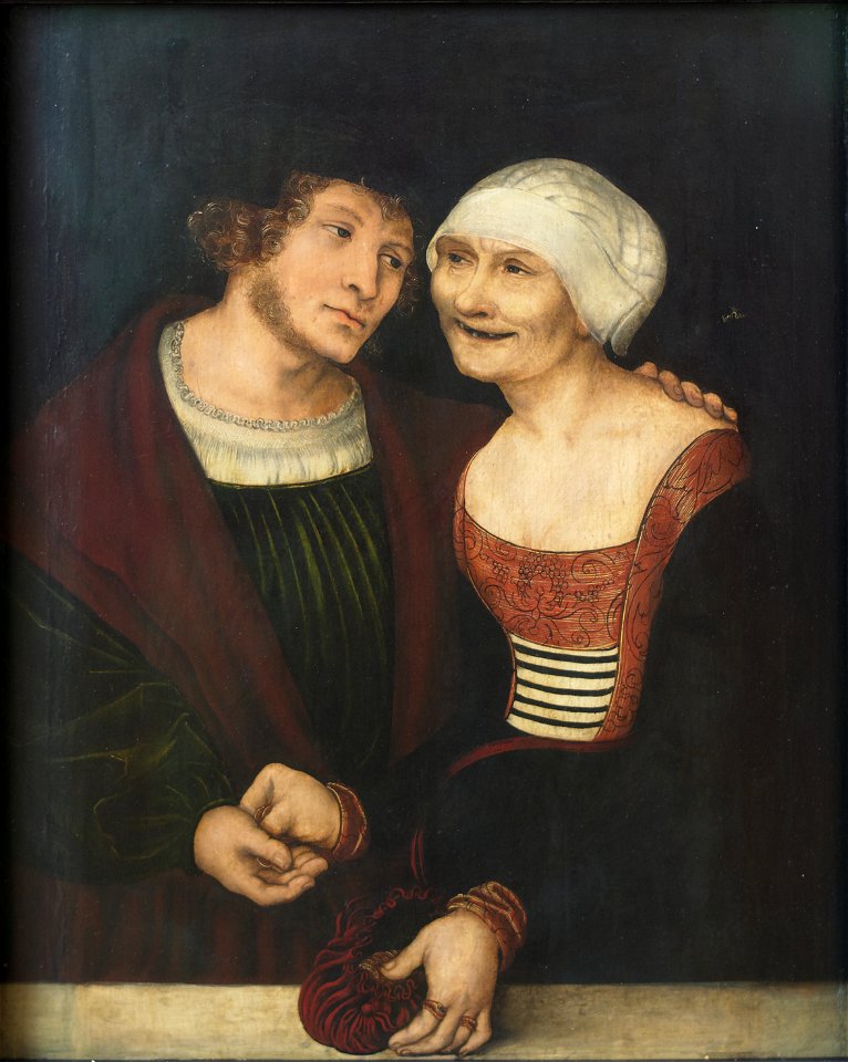 The Ill-Matched Couple Lucas Cranach the Elder
