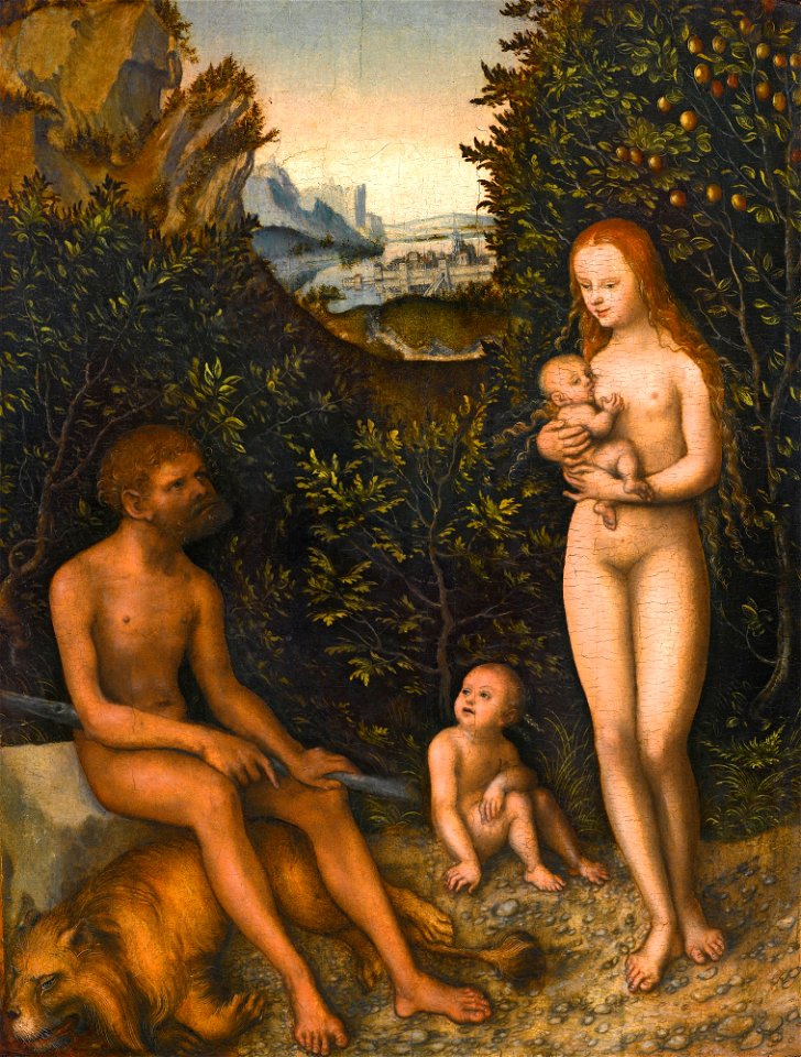 Lucas Cranach d.Ä. - Eine Faunfamilie (1531)