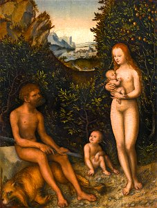 Lucas Cranach d.Ä. - Eine Faunfamilie (1531)