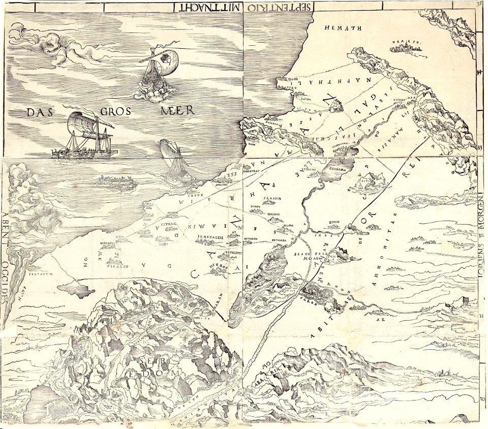 Cranach israel map