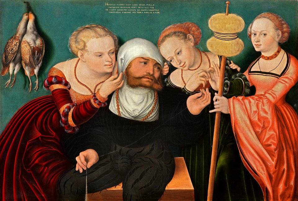 Hans Cranach - Hercules am Hofe der Omphale