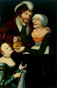 Lucas Cranach d.Ä. - Ungleiches Paar (Veste Coburg)
