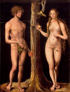 Lucas Cranach d.Ä. - Adam und Eva (Gemäldepaar), Musée des Beaux-Arts de Besançon