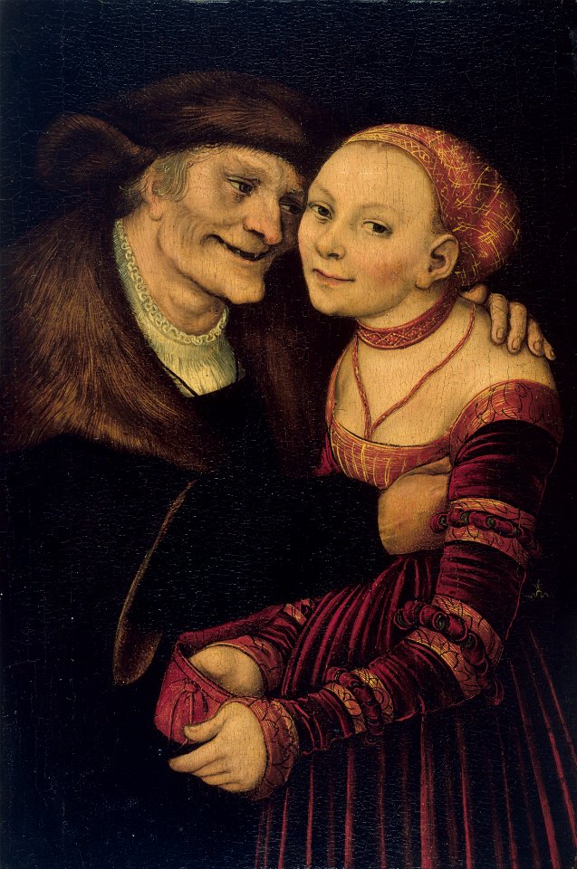 Lucas Cranach The Elder - The ill-matched couple - Google Art Project