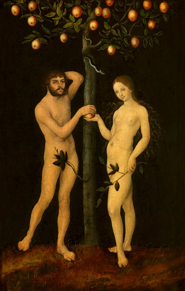 Lucas Cranach d. Ä. - Adam and Eve (Koninklijk Museum v. Schone Kunsten Antwerpen)
