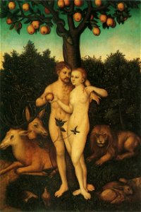 Lucas Cranach d.Ä. - Der Sündenfall (Schloss Gottorf)