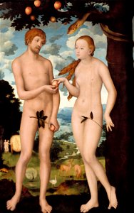 Lucas Cranach the Elder - Adam and Eve - P30n4 - Isabella Stewart Gardner Museum