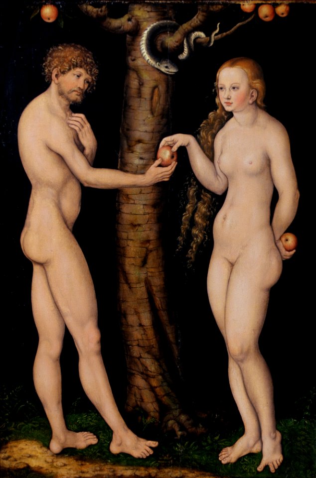 Lucas Cranach d.Ä. - Adam und Eva (Museo Soumaya)