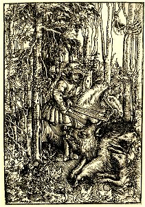 A boar hunt by Lucas Cranach the Elder