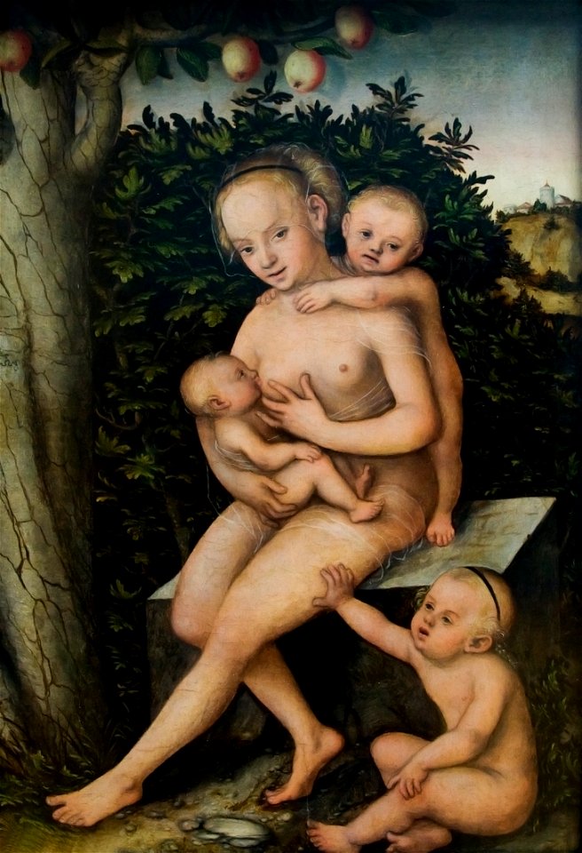 Lucas Cranach de Oude (1472-1553) - Caritas - KMSKA 28-02-2010 13-56-16