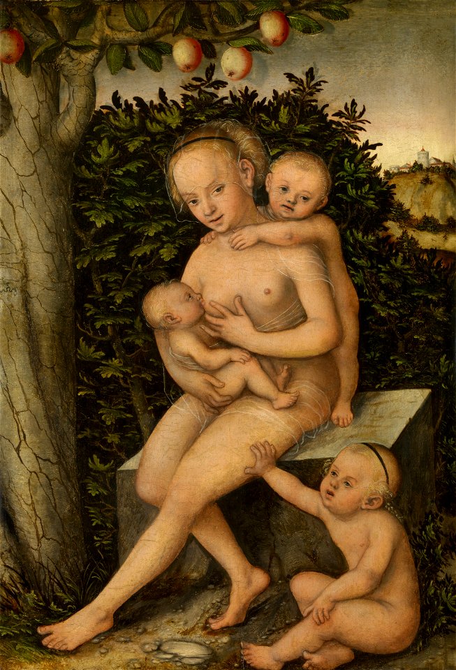Lucas Cranach d.Ä. - Caritas (Koninklijk Museum v. Schone Kunsten Antwerpen)