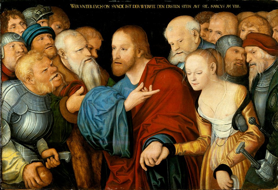 Christ and the Woman taken in Adultery - Nationalmuseum - 18131
