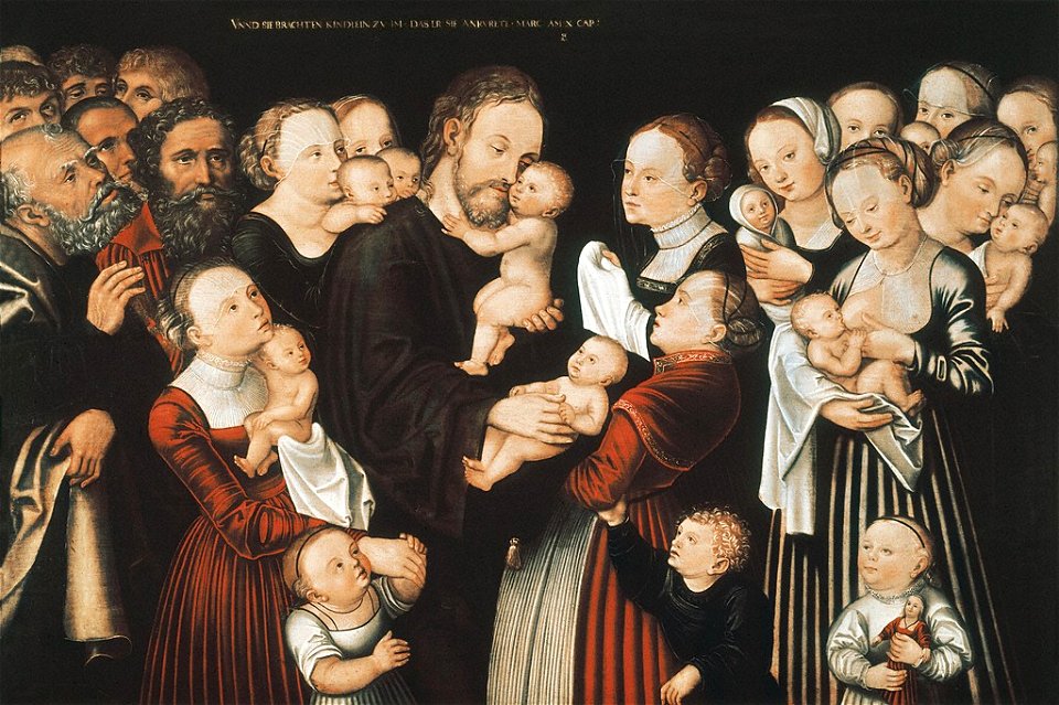 Lucas Cranach the Elder, Christ blessing the Children, Winthertur Kunstmuseum