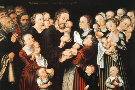 Lucas Cranach the Elder, Christ blessing the Children, Winthertur Kunstmuseum