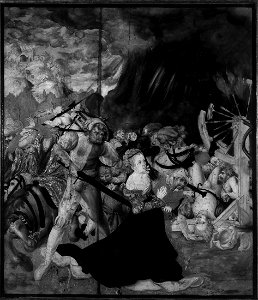 The Martyrdom of St Catherine by Lucas Cranach the Elder (HU HCBC) - infrared