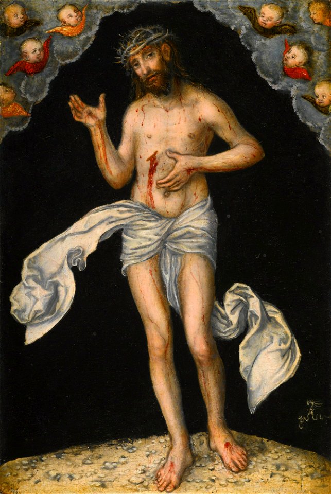 Lucas Cranach d. Ä. - Christus als Schmerzensmann