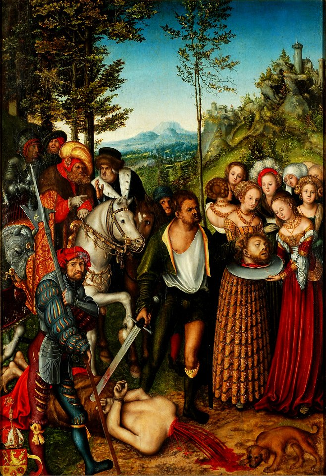 Lucas Cranach d.Ä. - Die Enthauptung Johannes des Täufers, 1515