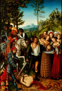 Lucas Cranach d.Ä. - Die Enthauptung Johannes des Täufers, 1515
