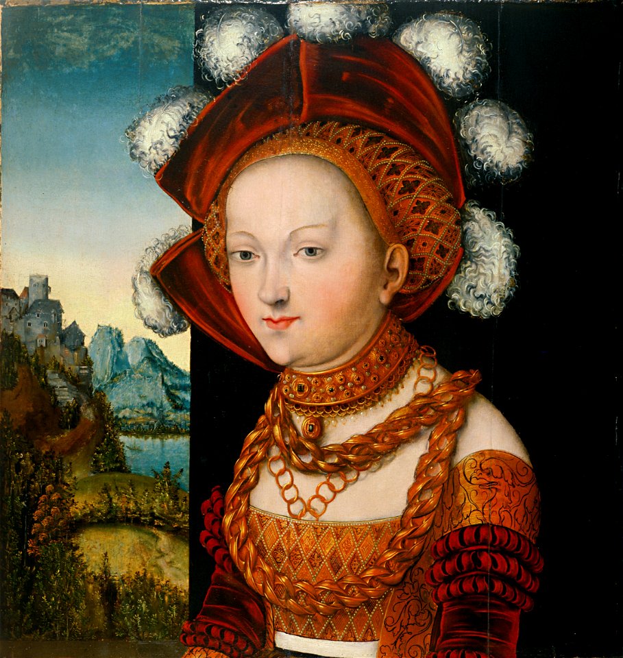 Lucas Cranach d.Ä. - Damenbildnis (Germanisches Nationalmuseum)