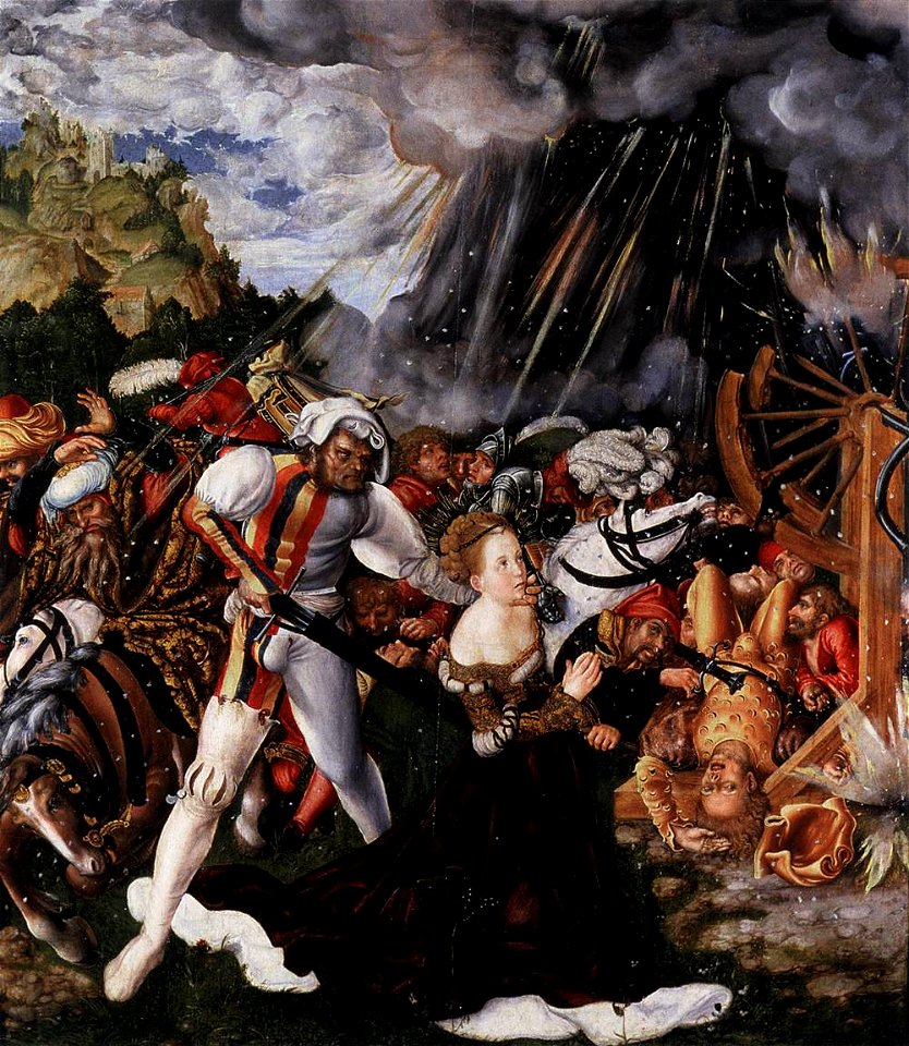 Lucas Cranach d. Ä. - The Martyrdom of St Catherine - WGA05651