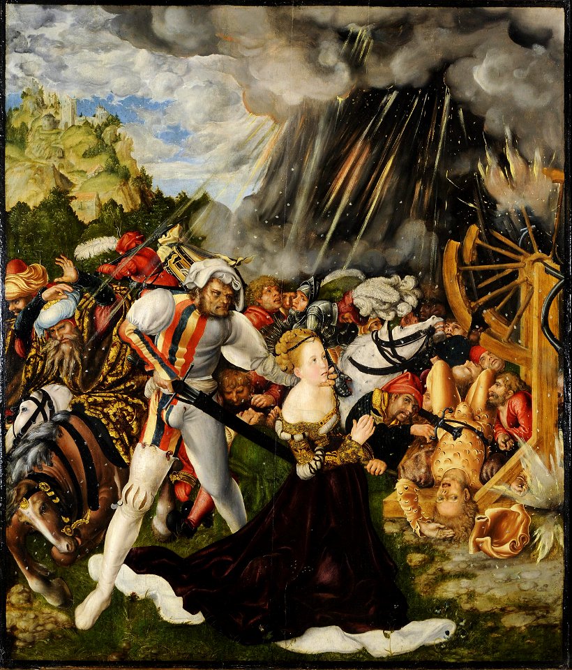 The Martyrdom of St Catherine by Lucas Cranach the Elder (HU HCBC)
