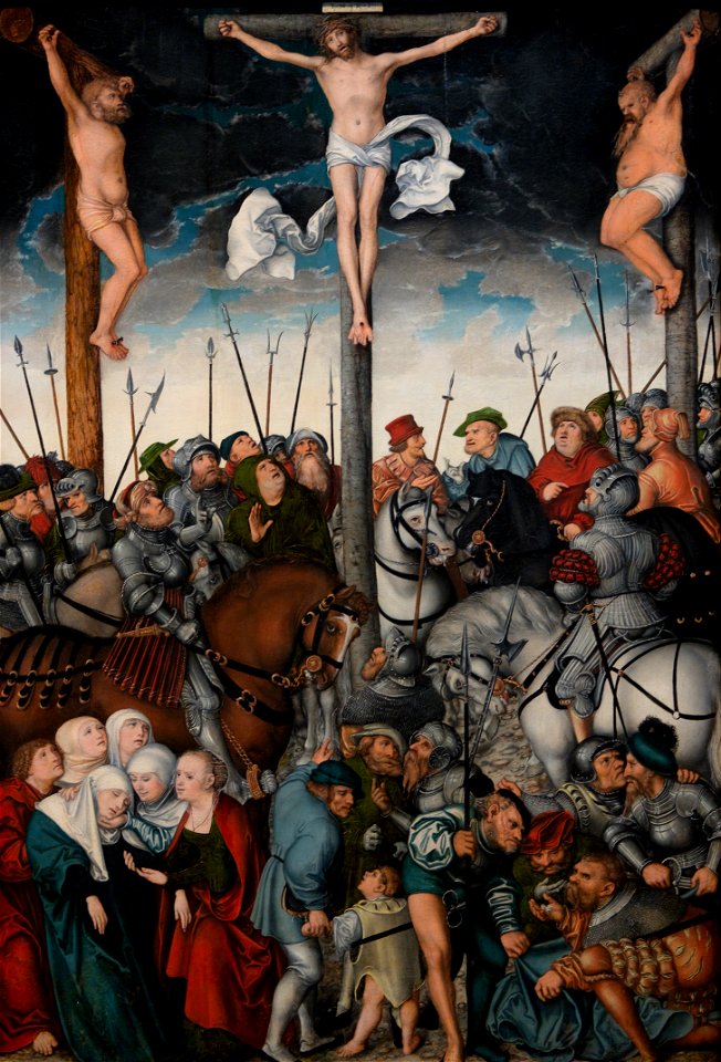Lucas Cranach the Elder, The Crucifixion, 1538 1 27 18 -artinstitutechi (41089443942)