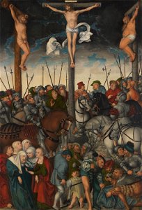 Lucas Cranach (I) - Crucifixion, 1538 (Chicago)