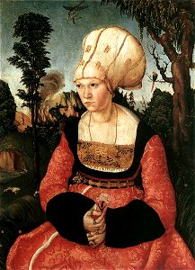 Lucas Cranach d. Ä. - Portrait of Anna Cuspinian - WGA05692
