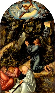 Lucas Cranach d.Ä. - Christus am Ölberg (Dresden)