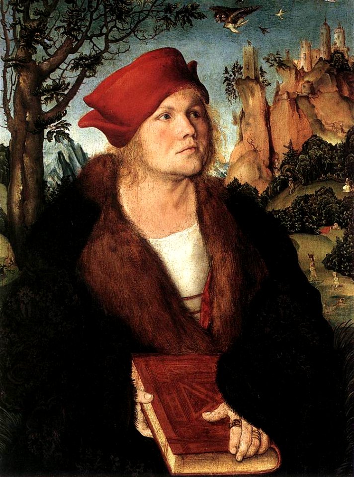 Lucas Cranach d. Ä. - Portrait of Dr. Johannes Cuspinian - WGA05688