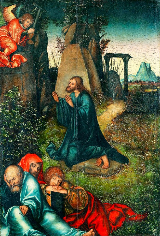 Lucas Cranach d.Ä. & Werkstatt - Christus am Ölberg