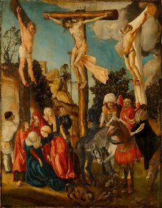 Lucas Cranach the Elder - The Crucifixion - Google Art Project (679844). Free illustration for personal and commercial use.